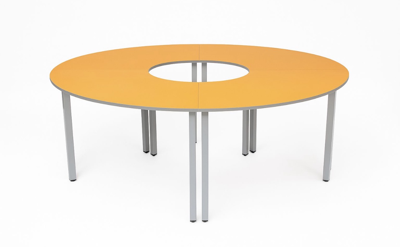 Стіл на металокаркасі (один сегмент столу) 1150х1150х750 Розком